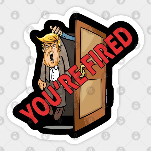 donald you're fired Sticker by Ghani Store